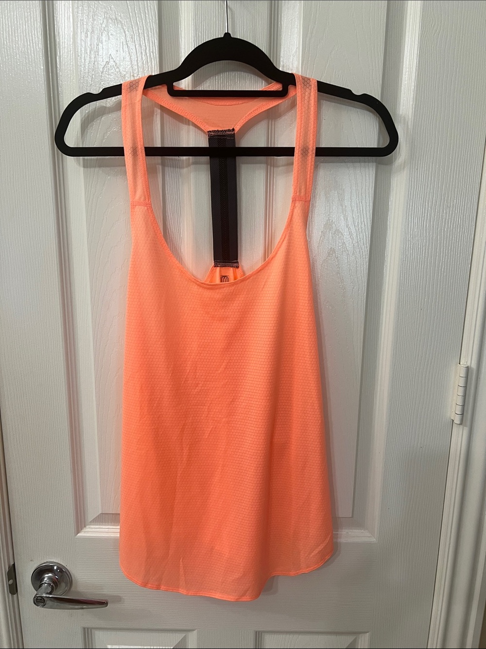 Balance Collection Neon Coral Racerback Mesh Tank